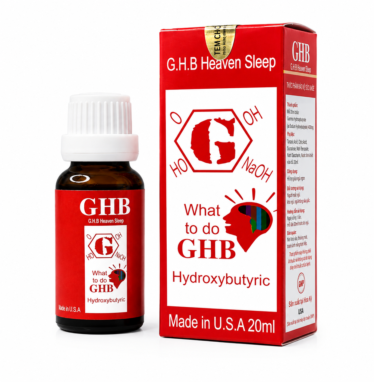 Mê Dạng Nước Mê GHB Red Chính Hãng Không Mùi, Vị